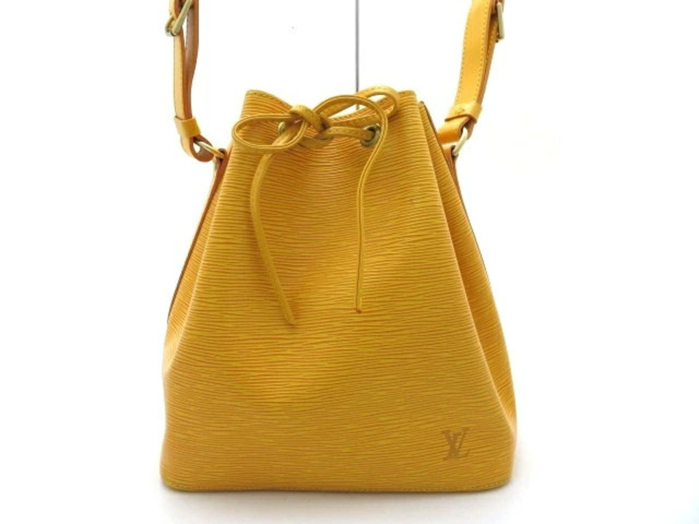 LOUIS VUITTON Noe Bag Shoulder Epi Tassili Yellow